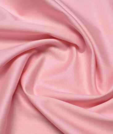 Soktas Men's 120/2 Giza Cotton Structured  Unstitched Shirting Fabric (Crepe Pink) - Image 3