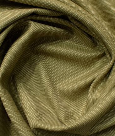 J.Hampstead Men's Polyester Viscose Structured 3.75 Meter Unstitched Suiting Fabric (Beige)