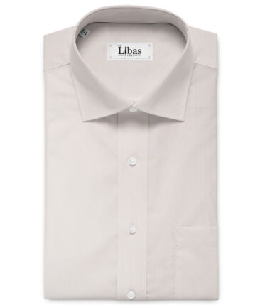 Siyaram's Men's Bamboo Wrinkle Resistant Solids 2.25 Meter Unstitched Shirting Fabric (Light Pink)