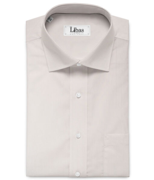 Siyaram's Men's Bamboo Wrinkle Resistant Solids 2.25 Meter Unstitched Shirting Fabric (Light Pink)