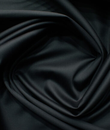 Burgoyne Men's Giza Cotton Solids 2.25 Meter Unstitched Shirting Fabric (Dark Grey)