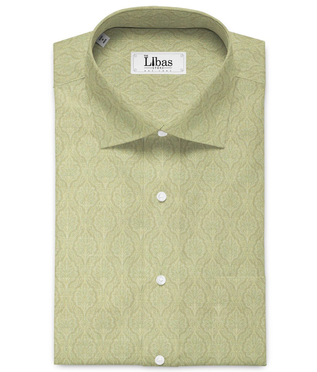Buy Nemesis Men s Cotton Linen Printed Unstitched Shirting Fabric 