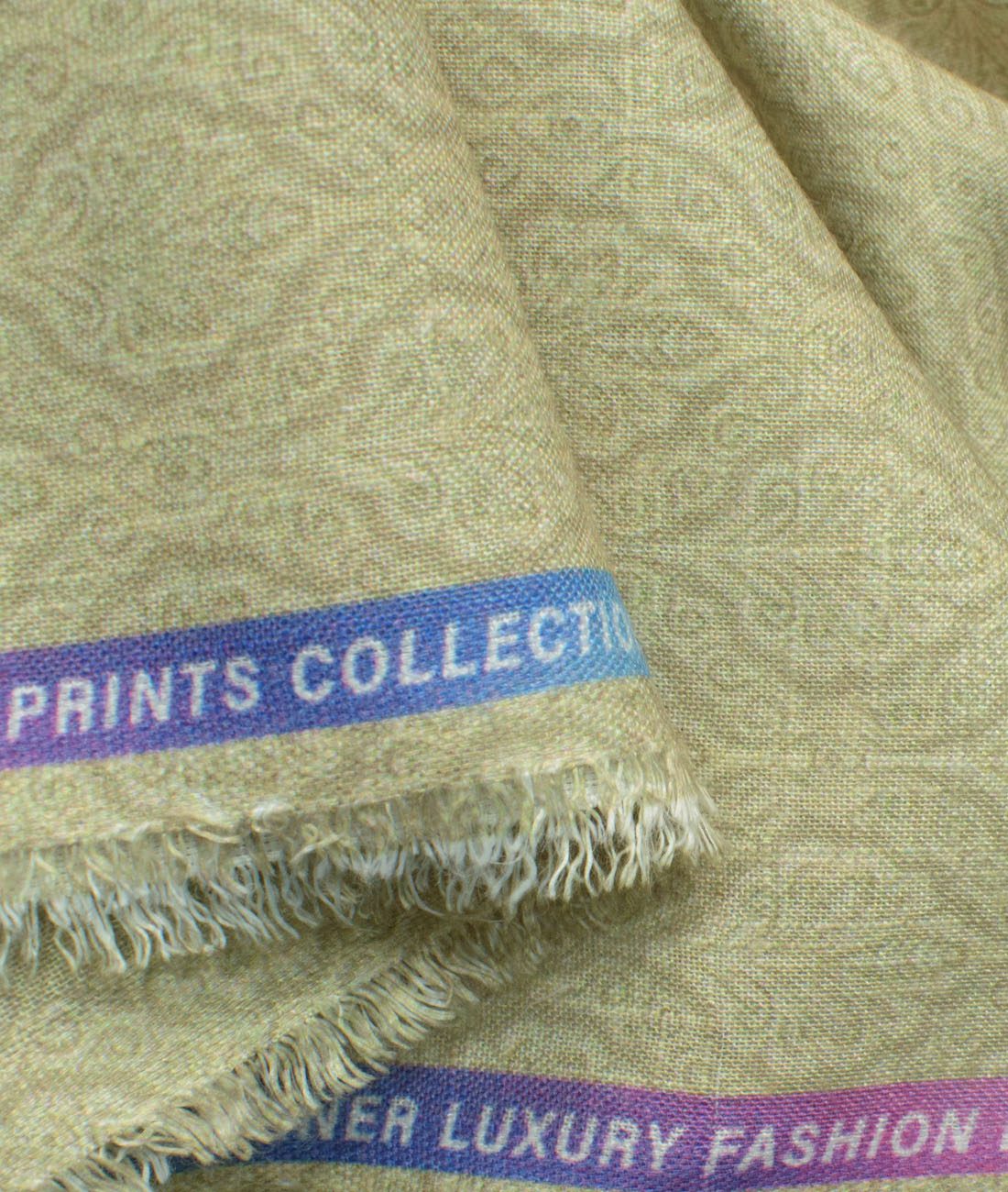 Buy Nemesis Men s Cotton Linen Printed Unstitched Shirting Fabric 