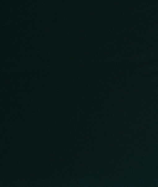Italian Channel Men's Terry Rayon Solids 3.75 Meter Unstitched Flowy Japanese Stretchable Suiting Fabric (Dark Pine Green)