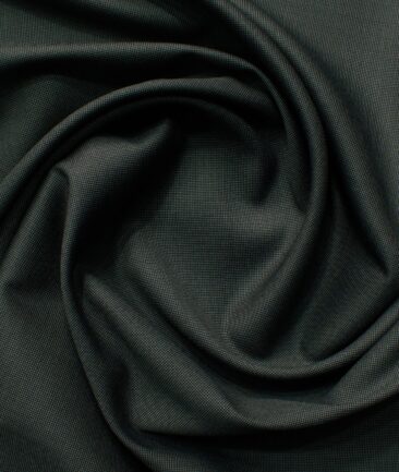 Rosseti Romano Men's Terry Rayon Structured 3.75 Meter Unstitched Suiting Fabric (Dark Grey)