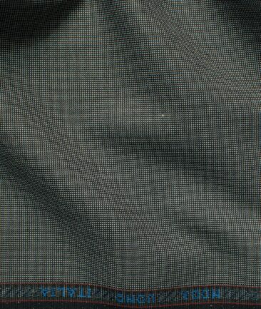 Rosseti Romano Men's Terry Rayon Structured 3.75 Meter Unstitched Suiting Fabric (Light Grey)