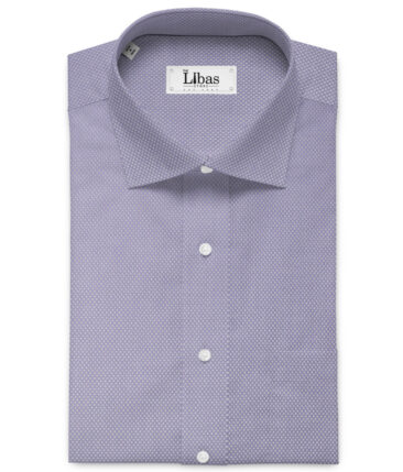 Arvind Men's Premium Cotton Structured 2.25 Meter Unstitched Shirting Fabric (Purple)