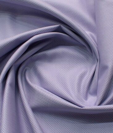 Arvind Men's Premium Cotton Structured 2.25 Meter Unstitched Shirting Fabric (Purple)