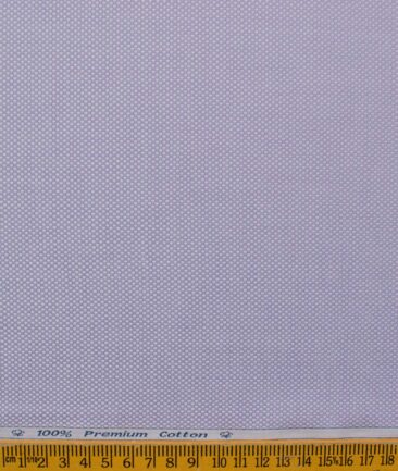 Arvind Men's Premium Cotton Structured 2.25 Meter Unstitched Shirting Fabric (Purple)