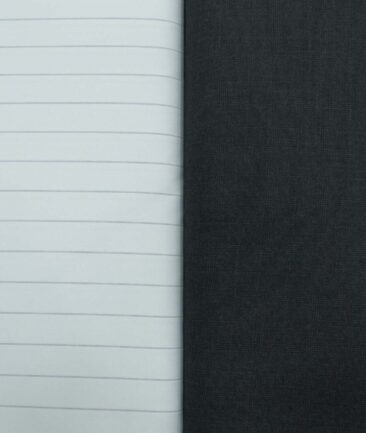 Combo of Unstitched Mafatlal Light Grey Poly Cotton Shirt Fabric and Raymond Dark Grey Polyester Viscose Trouser Fabric