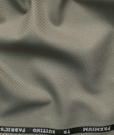 Canetti by Cadini Italy Men's Terry Rayon  Structured  Unstitched Suiting Fabric (Light Brown)