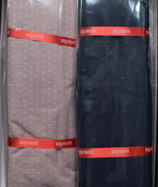 Raymond Combo Gift Pack of Unstitched Cotton Shirt & Trouser Fabrics (Pack of 10)