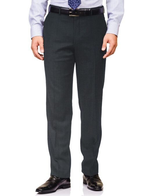 J.Hampstead Men's Terry Rayon  Self Design  Unstitched Suiting Fabric (Lead Grey)