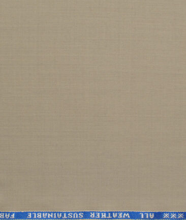 Raymond Men's 20% Wool  Solids  Unstitched Suiting Fabric (Beige) - Image 6