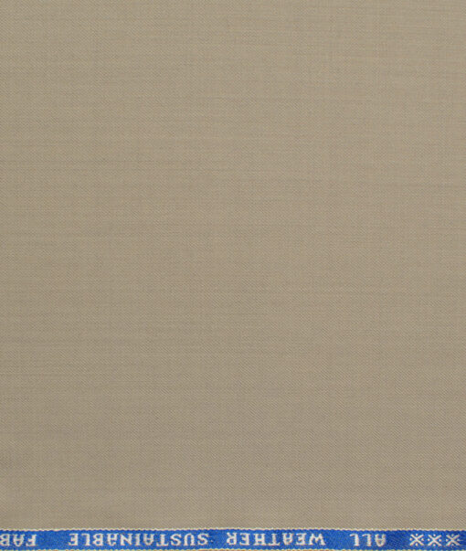 Raymond Men's 20% Wool  Solids  Unstitched Suiting Fabric (Beige) - Image 6