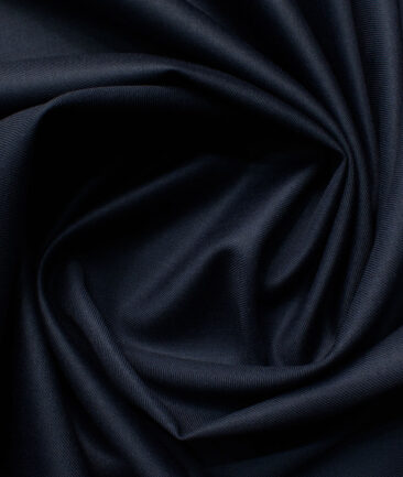Raymond Men's 35% Wool  Solids  Unstitched Suiting Fabric (Dark Blue)