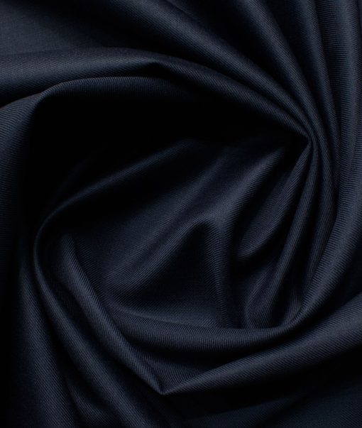 Raymond Men's 35% Wool  Solids  Unstitched Suiting Fabric (Dark Blue)