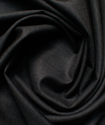 Raymond Men's 35% Wool  Self Design  Unstitched Suiting Fabric (Dark Worsted Grey)