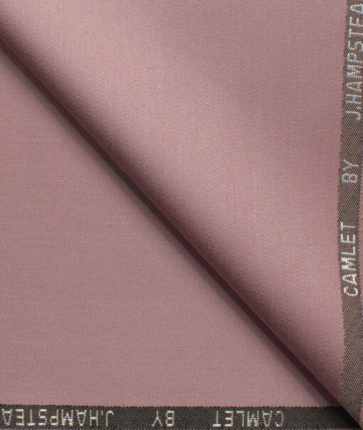 J.Hampstead Men's Terry Rayon  Solids  Unstitched Suiting Fabric (Petite Orchid Pink)