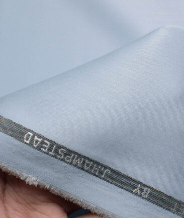 J.Hampstead Men's Terry Rayon  Solids  Unstitched Suiting Fabric (Sky Blue)