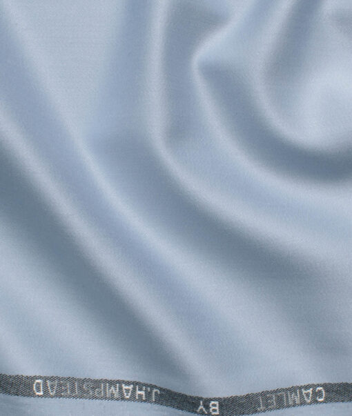 J.Hampstead Men's Terry Rayon  Solids  Unstitched Suiting Fabric (Sky Blue)