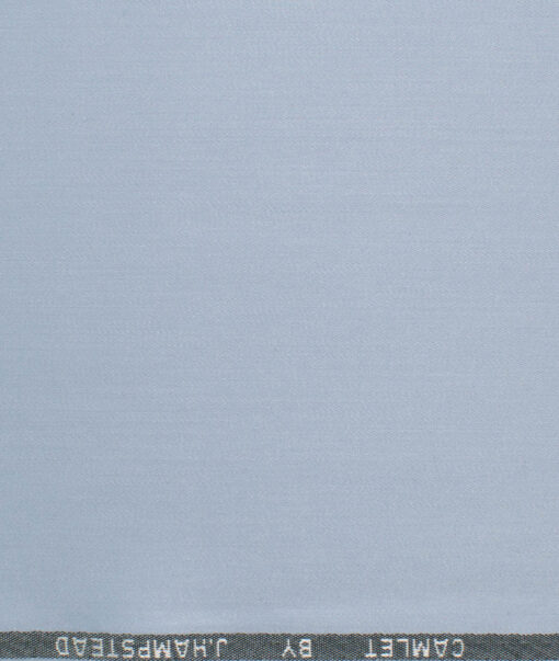 J.Hampstead Men's Terry Rayon  Solids  Unstitched Suiting Fabric (Sky Blue)