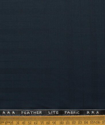 Raymond Men's Terry Rayon  Checks  Unstitched Suiting Fabric (Dark Grey)