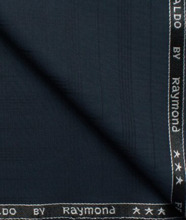 Raymond Men's Terry Rayon  Checks  Unstitched Suiting Fabric (Dark Grey)