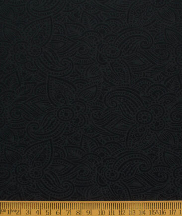 Blazer or Indowestern Ethnic Fabric (Black)