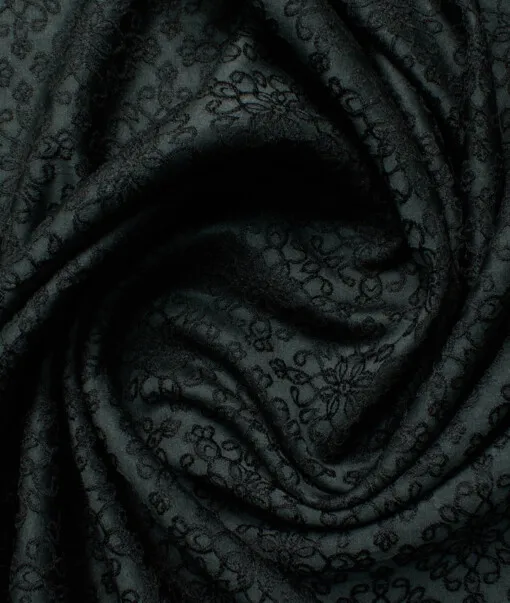 Blazer or Indowestern Ethnic Fabric (Dark Grey)