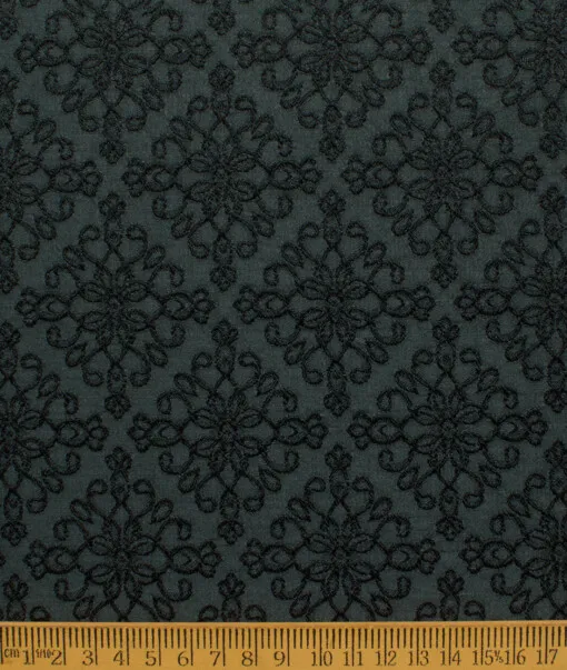 Blazer or Indowestern Ethnic Fabric (Dark Grey)