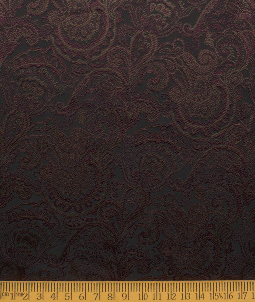 Blazer or Indowestern Ethnic Fabric (Dark Wine)