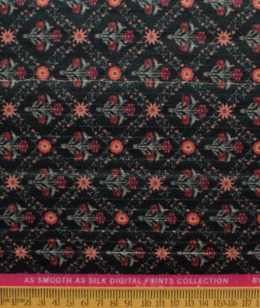 Blazer or Indowestern Ethnic Fabric (Black)