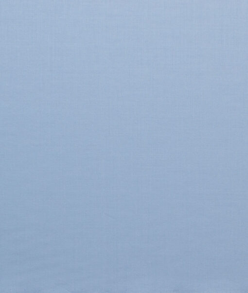 Montivora Men's Pure Cotton Solids  Unstitched Shirting Fabric (Sky Blue)
