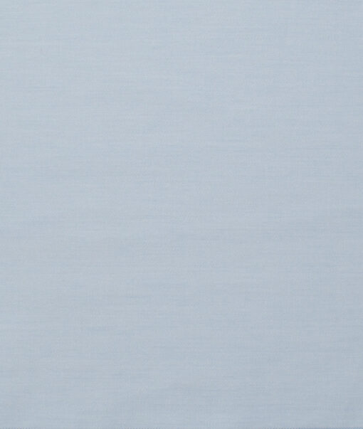 Montivora Men's Pure Cotton Solids  Unstitched Shirting Fabric (Very Light Sky Blue)