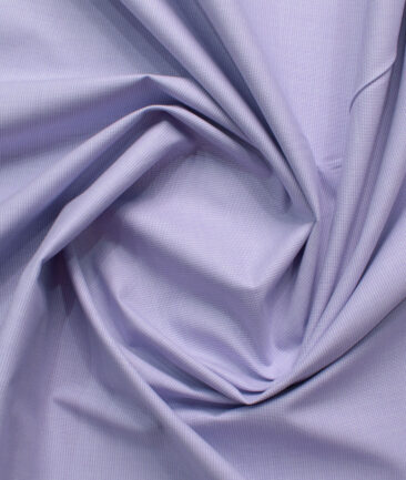 Cadini Men's Cotton Structured  Unstitched Shirting Fabric (Purple)