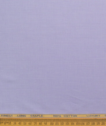 Cadini Men's Cotton Structured  Unstitched Shirting Fabric (Purple)