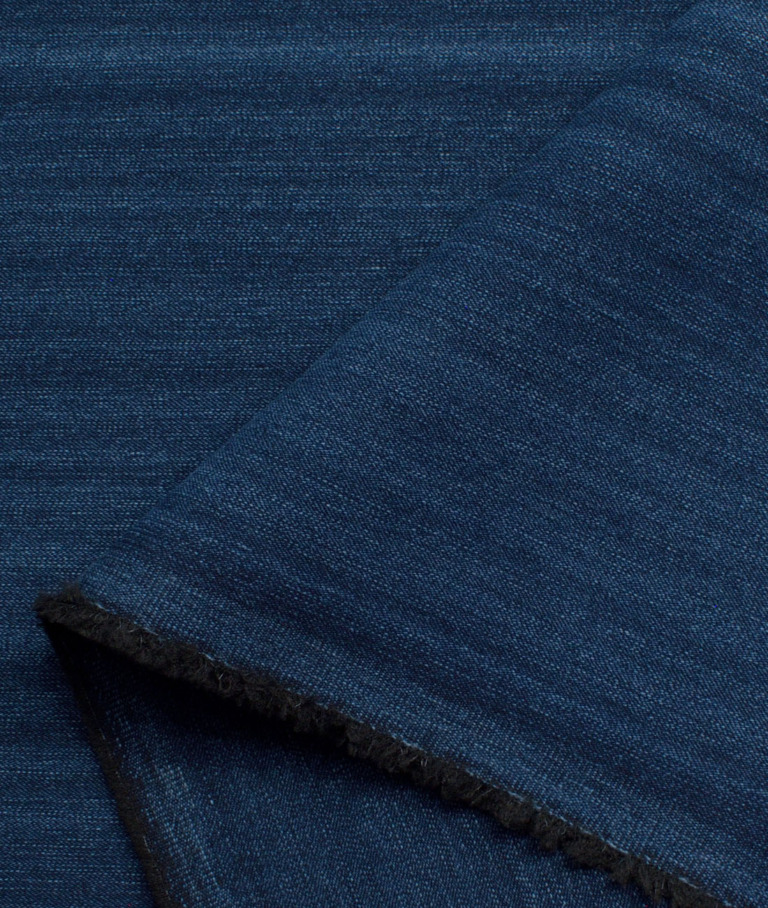 Arvind Men's Cotton Self Design  Unstitched Stretchable Denim Jeans Fabric (Royal Blue)