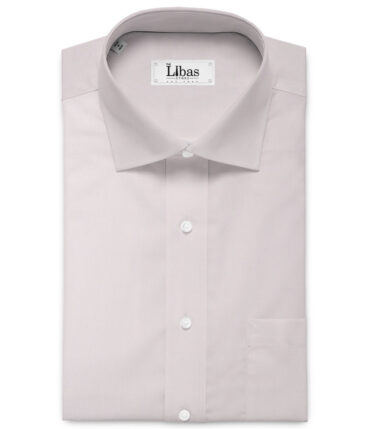 Raymond Men's 100% Cotton Solids  Unstitched Shirting Fabric (Crepe Pink) - Image 2