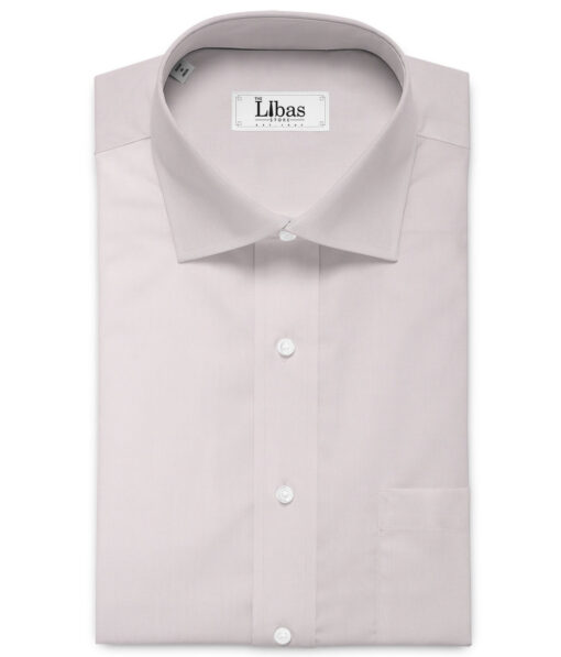 Raymond Men's 100% Cotton Solids  Unstitched Shirting Fabric (Crepe Pink) - Image 2