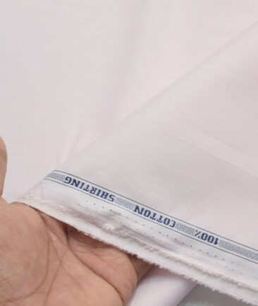 Raymond Men's 100% Cotton Solids  Unstitched Shirting Fabric (Crepe Pink) - Image 3