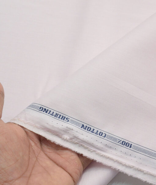 Raymond Men's 100% Cotton Solids  Unstitched Shirting Fabric (Crepe Pink) - Image 3