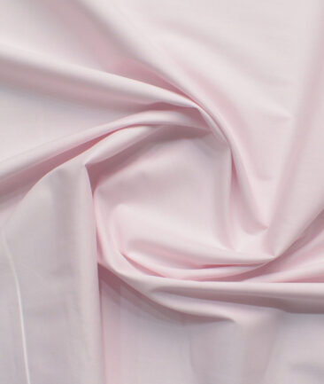 Raymond Men's 100% Cotton Solids  Unstitched Shirting Fabric (Crepe Pink) - Image 4