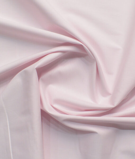 Raymond Men's 100% Cotton Solids  Unstitched Shirting Fabric (Crepe Pink) - Image 4