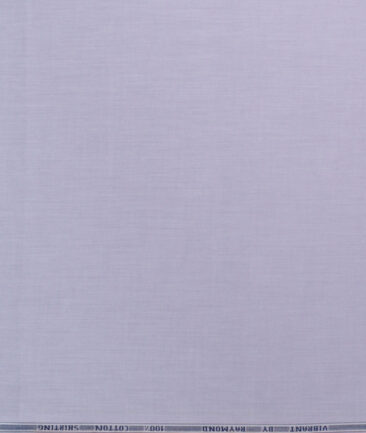 Raymond Men's 100% Cotton Solids  Unstitched Shirting Fabric (Purple) - Image 5