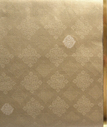 Solino Men's Cotton Lawn Self Design  Unstitched Kurta Fabric (Oat Beige)