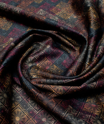 Siyaram's Men's  Premium Cotton Printed  Unstitched Shirting Fabric (Multi Color)