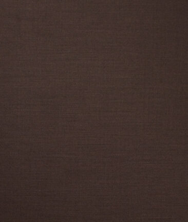Italian Channel Men's Terry Rayon  Solids  Unstitched Suiting Fabric (Dark Brown)