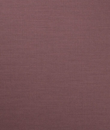 Italian Channel Men's Terry Rayon  Solids  Unstitched Suiting Fabric (Dark Mauve)