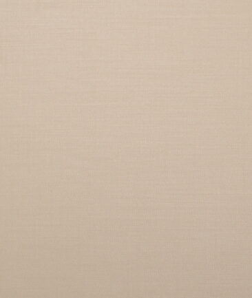 Italian Channel Men's Terry Rayon  Solids  Unstitched Suiting Fabric (Ivory Cream)